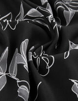 Umstandskleid - Tunnelzug am Saum - schwarz