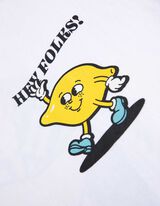 Tričko - Zadná potlač - biely