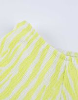 Kleid - Allover-Muster - weiß