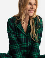 Pigiama completo (felpa + pantaloni) - Chiusura tramite bottone - blu scuro