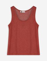 Stricktop - Viskose-Mix - dunkelrot