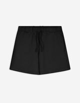 Shorts - einfarbig - Schwarz