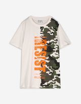 Tricou - Imprimeu - Alb