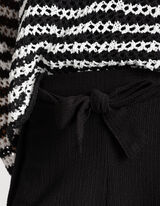 Culotte - Zijsplit - zwart