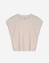 T-Shirt - Loose Fit - beige
