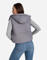 kamizelka - Odwracalne - szary