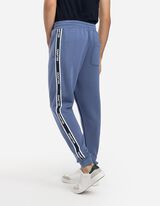 Joggingbroek - Contraststrepen - blauw