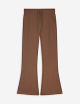 Jogginghose - Flared Fit - braun
