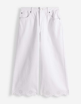 Jeans - Wide Fit - wei&szlig;