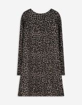 Kleid - Leopardenmuster - beige