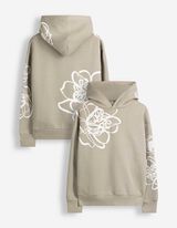 Hoodie - Print - Hellgr&uuml;n