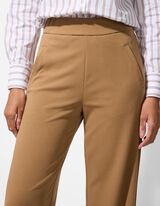 Sportske hlače - Wide Fit - svijetlo smedja