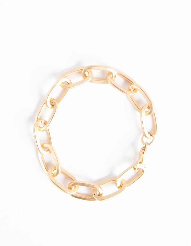 Braccialetto - Catena a maglie - oro