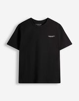 T-Shirt - Oversized Fit - Schwarz
