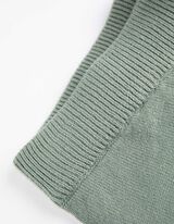 Paperbag-broek - Fijn breisel - turkoois