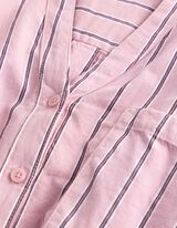 Hemdbluse - Baumwolle - Rosa