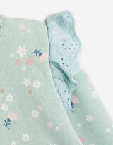 Sweatshirt - Lochspitze - hellgrün