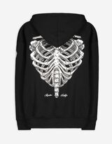 Felpa con cappuccio - Oversized Fit - nero