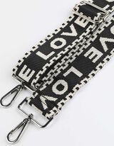 Pasek do torby - r&oacute;żne wzory - czarny