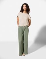 T-Shirt - Knotendetail - Beige