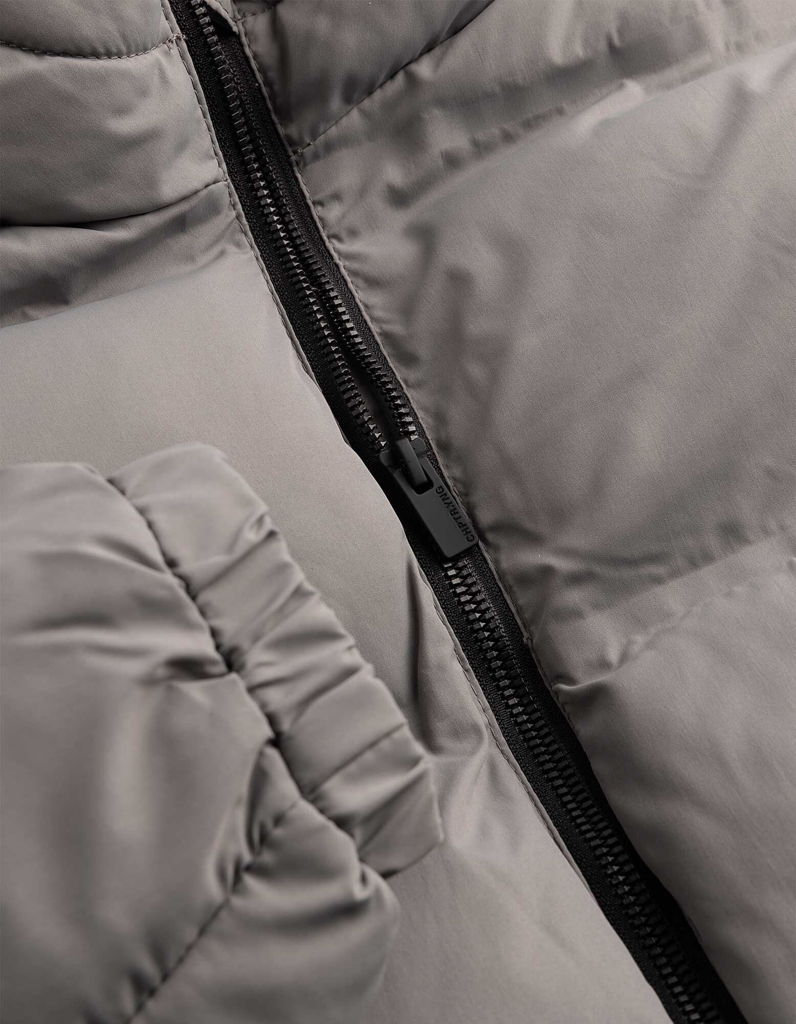 Veste matelass&eacute;e - D&eacute;perlant - Gris