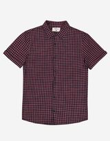Camicia - Motivo a quadri - blu scuro