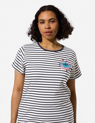 T-Shirt - Lilo & Stitch - Dunkelblau