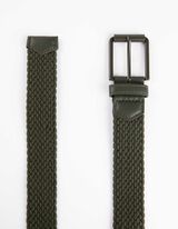 Opasek - Přezka s hrotem - tmave zelena