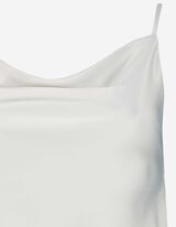 Topp - langev kaelus - valge