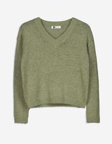Pulover - Oversized Fit - tamno zelena