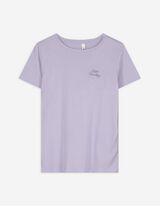 T-Shirt - Baumwolle - lila