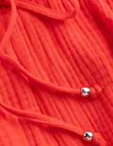 Shorts - Musselin - rot