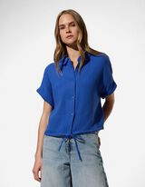 Chemise - Mousseline - Bleu