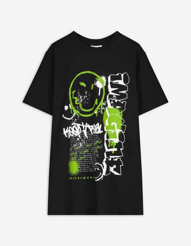 T-Shirt - SmileyWorld® - schwarz