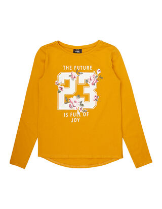 M&auml;dchen Longsleeve mit Foto-Print