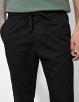 Hose - einfarbig - schwarz