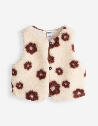 Gilet - Teddy - Beige