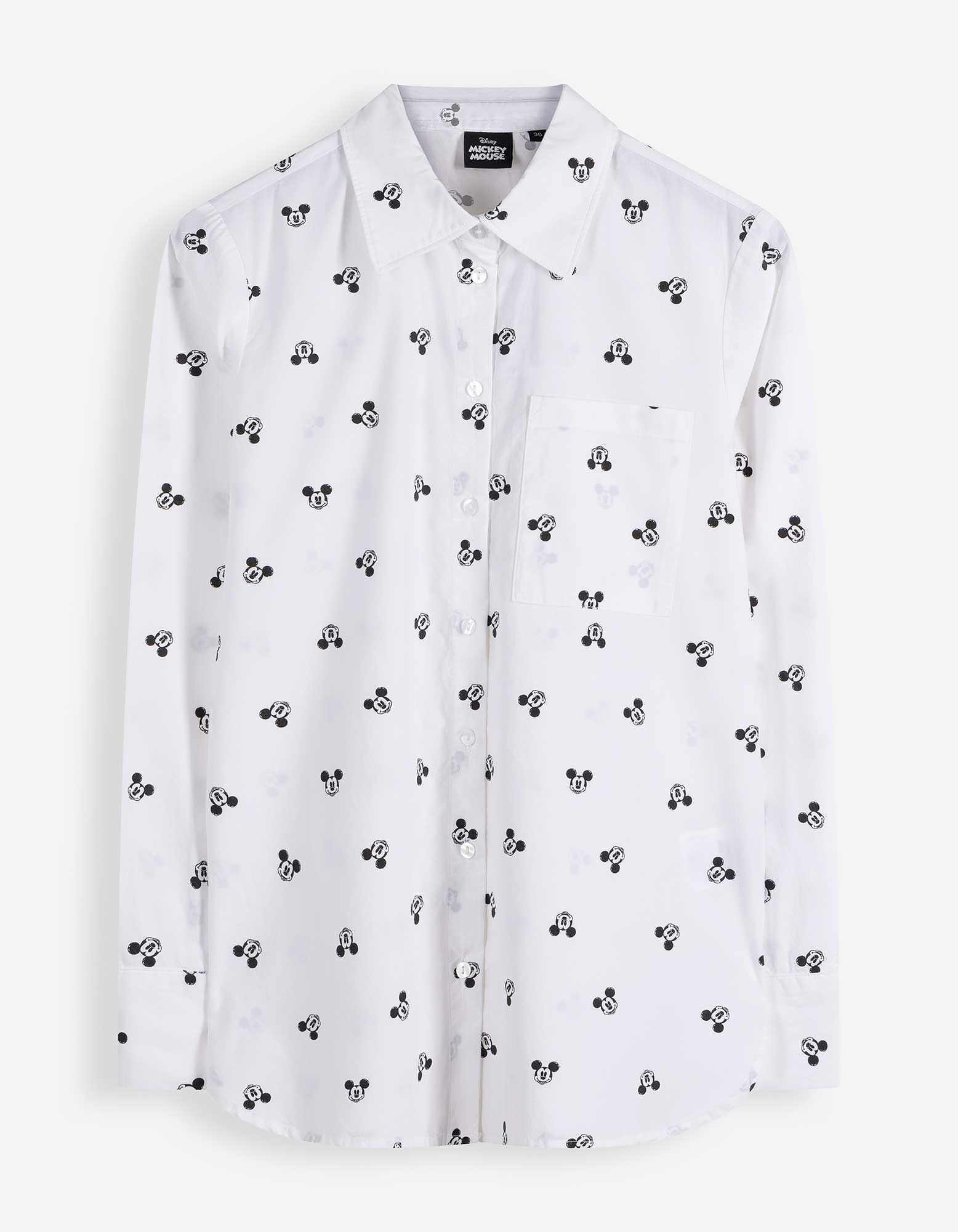 Blouse - Mickey Mouse - wit