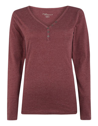 Damen Serafino-Shirt aus Jersey 