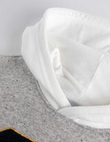 Pulover s kapuco - Prevelik kroj - svetlo siva