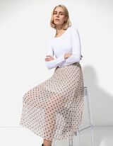 Gonna svasata - bianco