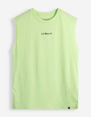 Tanktop - Frontprint - T&uuml;rkis
