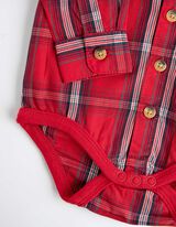 Hossz&uacute; ujj&uacute; body - piros