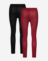 Helanke - 2 u pakovanju - tamno-crvena