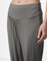 Sportske hlače - Mje&scaron;avina viskoze - tamno zelena