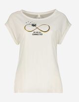 T-shirt - Imprim&eacute; - blanc