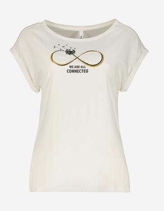 T-shirt - Imprim&eacute; - blanc