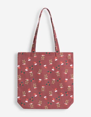 Bucket bag - Kerst - Donkerrood