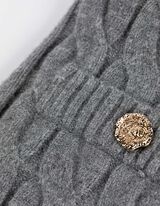 Kötött szoknya - sötétszürke