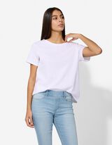 T-s&auml;rk - &uuml;mar kaelus - valge